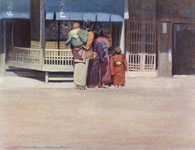 Een familieportret door Mortimer Ludington Menpes